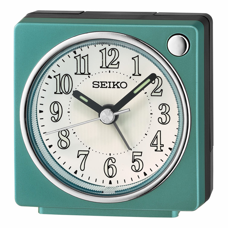 Analog Quartz Tabletop Clock with Alarm